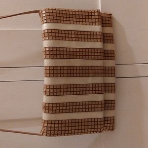 Stocko mesh and plastic shoulder bag